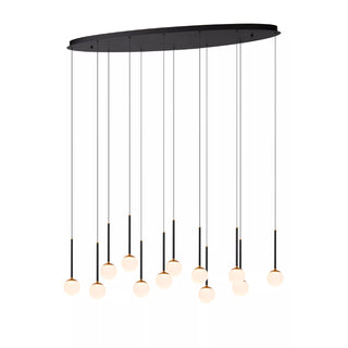 CALINA - Hanglamp - LED Dimb. - 12x7,7W 2700K - Zwart