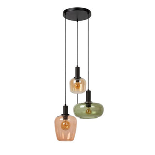 Ilona Hanglamp 3 x E27- Zwart