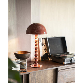 Table Lamp Luox - Coral Red